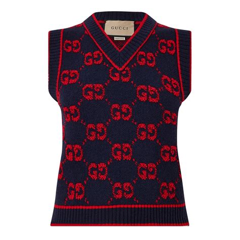 blue gucci vest